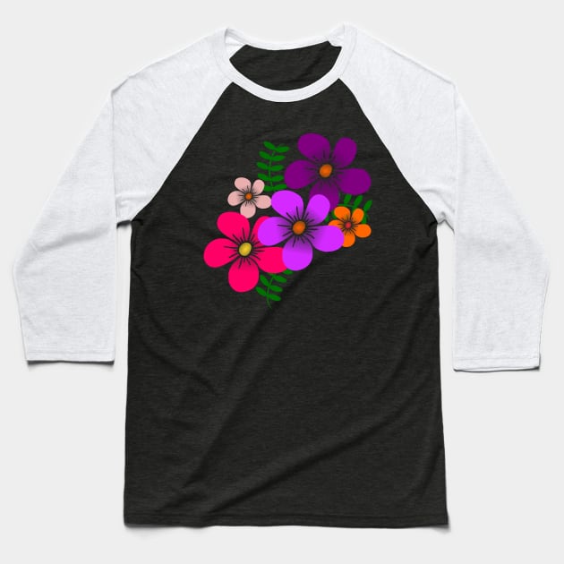 blooming flowers, nature, bouquet of flowers, blooms Baseball T-Shirt by rh_naturestyles